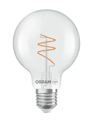 Ověřený OSRAM LED Vintage G80 E27 4,6W 927 Spiral Filament clear dim