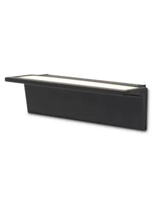 Zlevněný Venkovní nástěnné svítidlo Nemo LED Zena, černé, 3 000 K, IP44