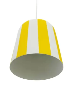 Dyberg Larsen Gry závěsná lampa, žlutá/bílá, Ø 20 cm, kov Super Cena