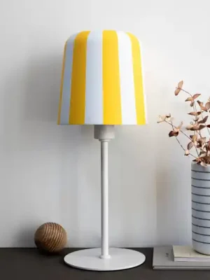 Stolní lampa Dyberg Larsen Gry, žlutá/bílá, výška 49,5 cm Kup Teď