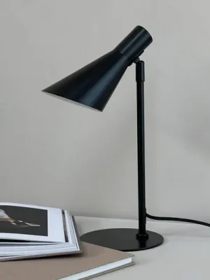 Cenový Hit Dyberg Larsen stolní lampa DL12, černá, výška 39,5 cm, kov