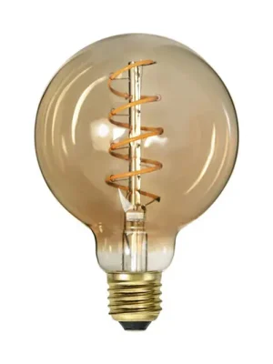 Výhodná Nabídka LED žárovka Spiral Filament G95 E27 3,2 W jantarová stmívatelná