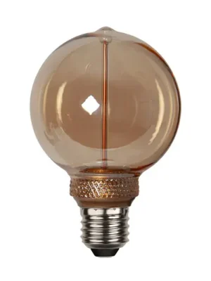 LED světelný zdroj DecoLED One G80 E27 2 W jantarový 1 800K 3 kroky Kup Teď