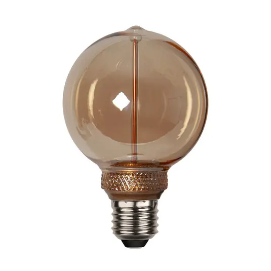 LED světelný zdroj DecoLED One G80 E27 2 W jantarový 1 800K 3 kroky Kup Teď
