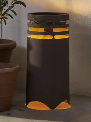 Kup Teď LED solární světlo Marron, výška 40 cm, hnědá barva, kov, USB-C
