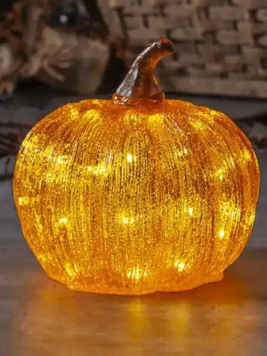 Vrácení Zdarma LED lampa na terasu Harvey Ø 20 cm oranžová plastová baterie