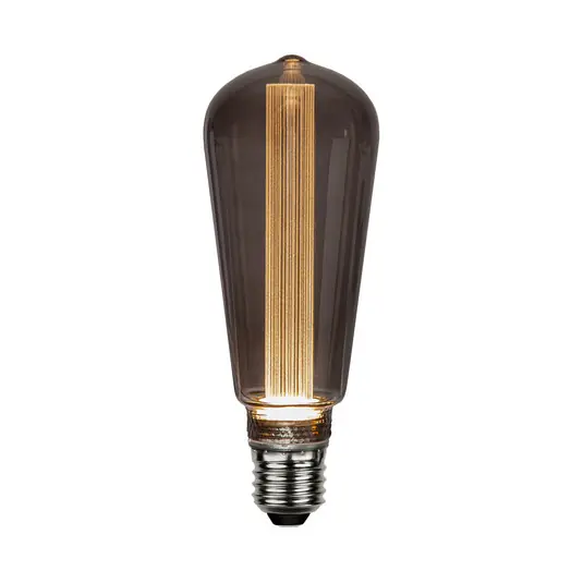 LED světelný zdroj DecoLED NGC, Rustika E27 1,1 W šedá 2 800 K Dokud Zásoby Vydrží