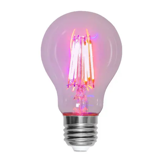 LED žárovka na rostliny prospívá, žárovka A60, E27, 6,5 W červená Časově Omezené