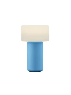 Horká Nabídka Nabíjecí stolní lampa LED Tiny-B, pastelově modrá, výška 13 cm, IP54