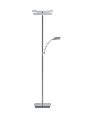 LED stojací lampa Andy, 3 světla, matný nikl, CCT, stmívač Zlevněný