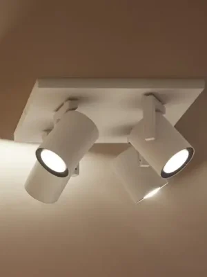 Philips Hue LED stropní bodové světlo Argenta, bílý, 4-flg. RGB CCT Odeslání Ihned