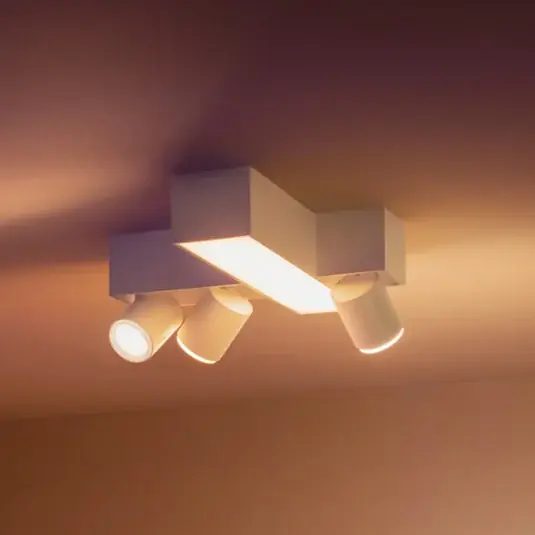 Reflektor Philips Hue Centris Cross LED, bílý, 3 světla RGB CCT Vrácení Zdarma