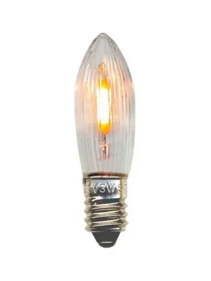 Koupit Online Náhradní LED svíčka E10 0,5W čirá 14-55VAC/DC 7xset