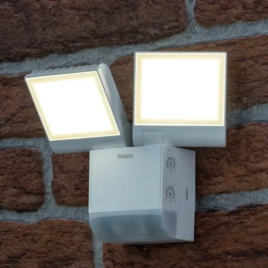 Theben LED venkovní nástěnné svítidlo theLeda S17-100, bílé, senzor Koupit Online