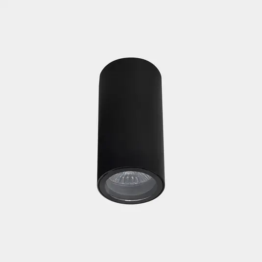 Horká Nabídka LED stropní svítidlo LEDS-C4 Eko, černé, Ø 6 cm, hliník