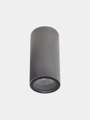 Akce LED stropní svítidlo LEDS-C4 Eko, šedé, Ø 6 cm, hliník