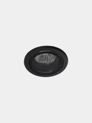 LEDS-C4 Eko podhledové bodové svítidlo, černé, Ø 7,5 cm, hliník Sleva