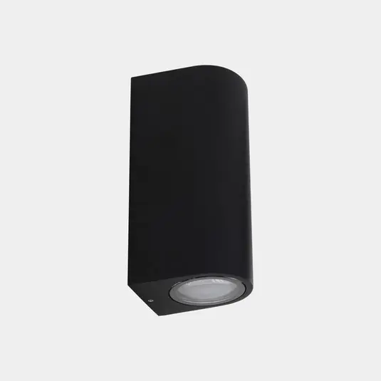 Akční Nabídka LEDS-C4 Eko Double venkovní nástěnné svítidlo, černé, šířka 7 cm, hliník