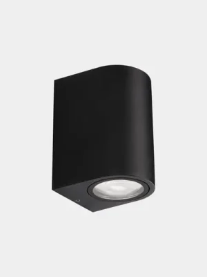 LEDS-C4 Venkovní nástěnné svítidlo Eko Single, černé, šířka 7 cm, hliník Sezónní Sleva