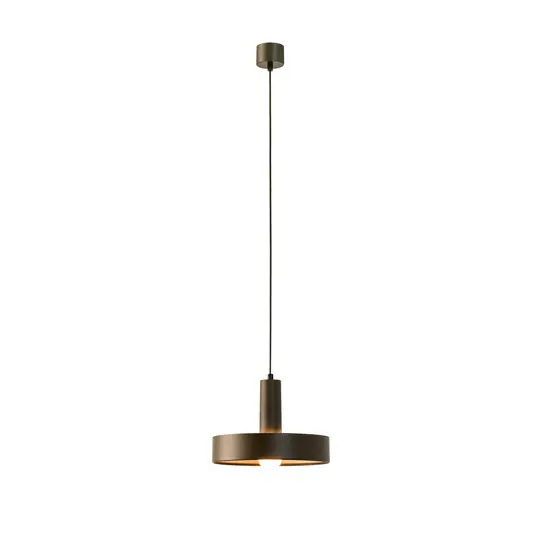 LEDS-C4 Keops 1 závěsné svítidlo, hnědý mat, Ø 28 cm, hliník Horká Nabídka