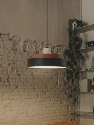 Autentický LEDS-C4 Keops 2 závěsné svítidlo, Ø 50 cm, barevné, hliník