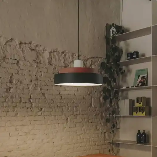 Autentický LEDS-C4 Keops 2 závěsné svítidlo, Ø 50 cm, barevné, hliník