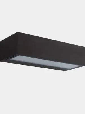 LEDS-C4 LED venkovní nástěnné svítidlo Nemesis, hnědé, šířka 19,5 cm Koupit Online