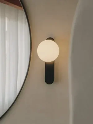 LEDS-C4 LED nástěnné svítidlo Perlina, černá, ocel Jen Po Omezenou Doba