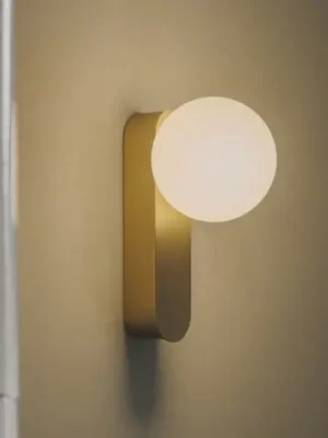 Aktuální LEDS-C4 LED nástěnné svítidlo Perlina, zlatá barva