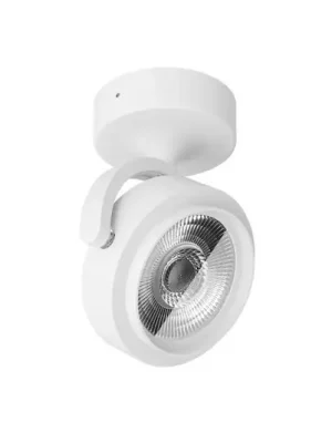 Sezónní Sleva LED stropní reflektor Eta, úhel vyzařování 15,4°, bílý, 3 000 K, hliník