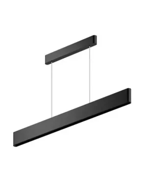Nejlepší Volba Závěsné svítidlo LED Satori, délka 86,4 cm, černá, 2700 K, hliník