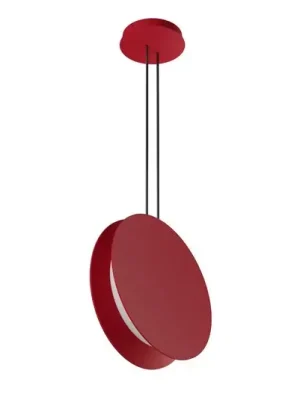 LED závěsné svítidlo Yo-Yo, červené, 2 700 K, hliník, PMMA, stmívatelné Vysoce Kvalitní