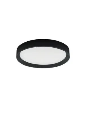 Bezpečná Platba LED stropní svítidlo Tara R, Ø 41,4 cm, černá, hliník, 3 000 K