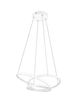 Expresní Doručení Darvin LED závěsné světlo, délka 64 cm, matná bílá, kov, CCT