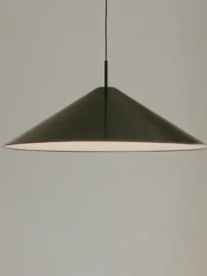 New Works LED závěsná lampa Brolly, Ø 70 cm, černá, hliník Akční Nabídka