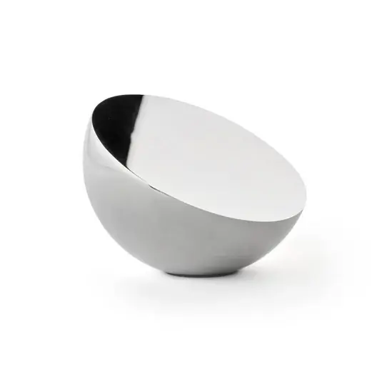 New Works Stolní zrcadlo Aura, Ø 13 cm, nerezová ocel, leštěná Sezónní Sleva