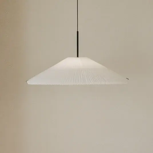 Dokud Zásoby Vydrží New Works LED závěsné svítidlo Nebra, Ø 70 cm, bílé, přizpůsobitelné
