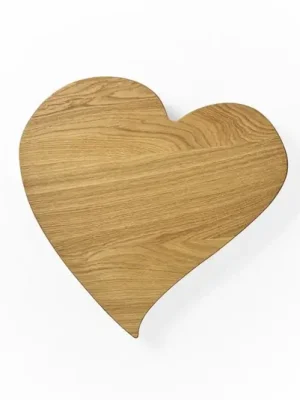 Super Cena HerzBlut LED nástěnné světlo heart midi, 43 cm, dřevo, zástrčka