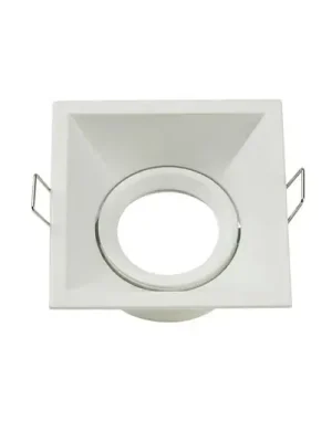 Zapuštěné světlo Slim Trim Square, bílé, 9 x 9 cm, hliník, GU10 Finální Výprodej