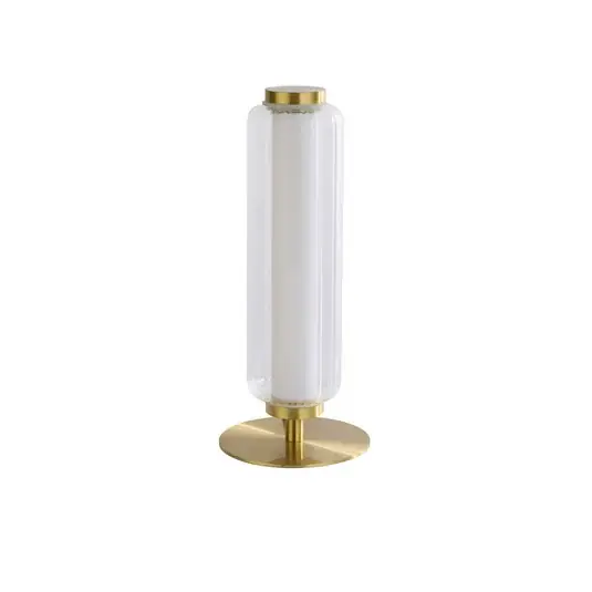 Stolní lampa LED Mod, mosazná barva, 3stupňová stmívatelná, ocel Koupit Online