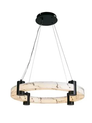 Moonbeam LED závěsné světlo, kroužek, černá, bílá, kov Výprodej