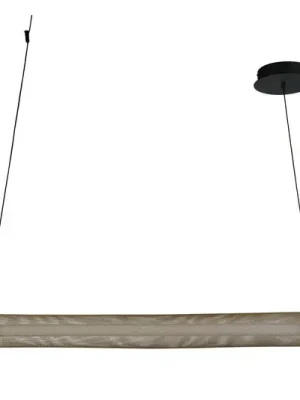 Závěsné svítidlo Thread LED, zlatá barva, 3stupňové stmívání, ocel Akční Cena