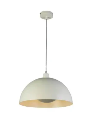 Tovární Cena Závěsné světlo Mars, krémové, Ø 40 cm, ocel