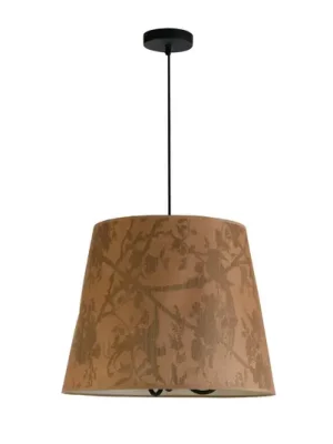 Závěsné svítidlo Isla, Ø 45 cm, hnědá, béžová, bambus, ocel Finální Výprodej