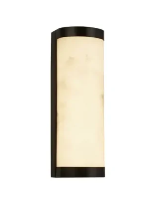 LED nástěnné svítidlo Nile, výška 25 cm, černá, ocel, IP44 Speciální Cena