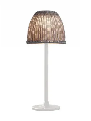 Nová Kolekce Podstavná lampa Bover LED Atticus, výška 50 cm, přírodní bílá/béžová