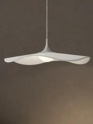 Bover LED závěsná lampa Mediterránia, bílá, Ø 52 cm, plast Originální