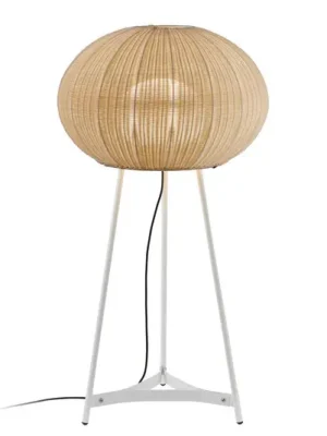 Must-Have Stojací lampa Bover Garota, barva bílá/slonová kost, výška 133 cm