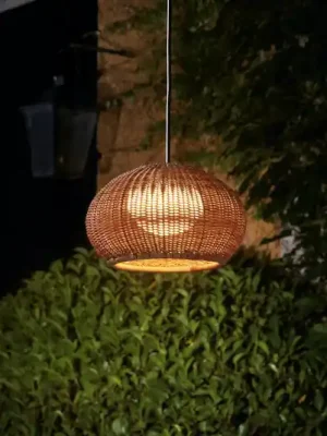 Bover LED závěsná lampa Garota, zástrčka grafitově hnědá/hnědá Dokud Zásoby Vydrží