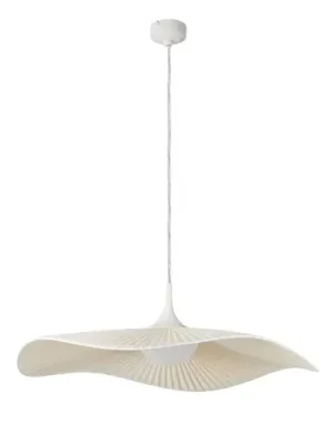 Top Prodej Závěsná lampa Bover LED Mediterránia, krémová barva, Ø 52 cm